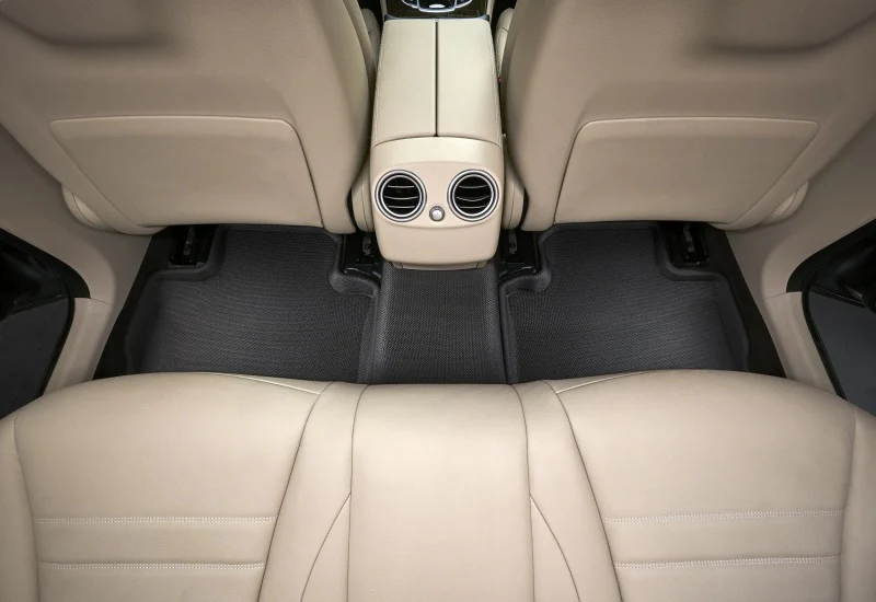 3D MAXpider 2018-2019 Tesla Model 3 Kagu 2nd Row Floormats - Black - Image 5