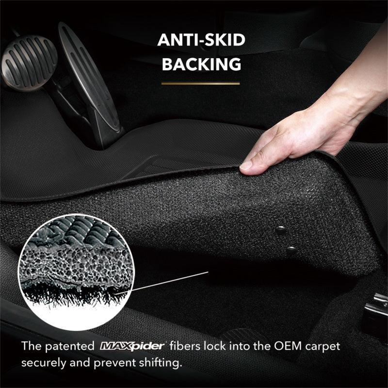 3D MAXpider 2019-2020 BMW 3 Series (G20) Kagu 1st Row Floormat - Black - Image 5