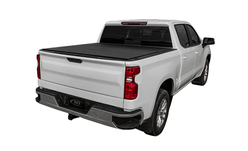 Access LOMAX Folding Hard Cover 19+ Chevy/GMC Full Size 1500 5ft 8in (w/ CarbonPro) Black Urethane - Image 4