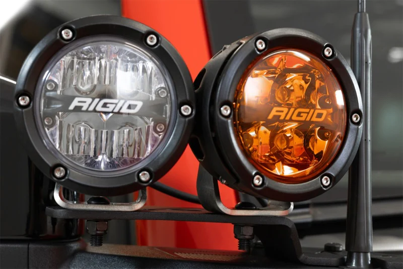 Addictive Desert Designs21-23 Ford Bronco/Raptor Dual Ditch Light Brackets - Image 4