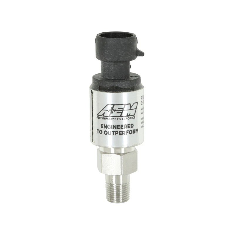AEM 1000 PSIg Stainless Sensor Kit - 1/8in NPT Male Thread to -4 Adapter - Image 3
