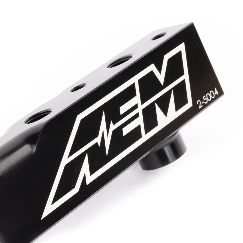 AEM 90-93 Accord DX/LX/SE/EX & 92-01 Prelude S/Si/Si VTEC Black Fuel Rail - Image 4