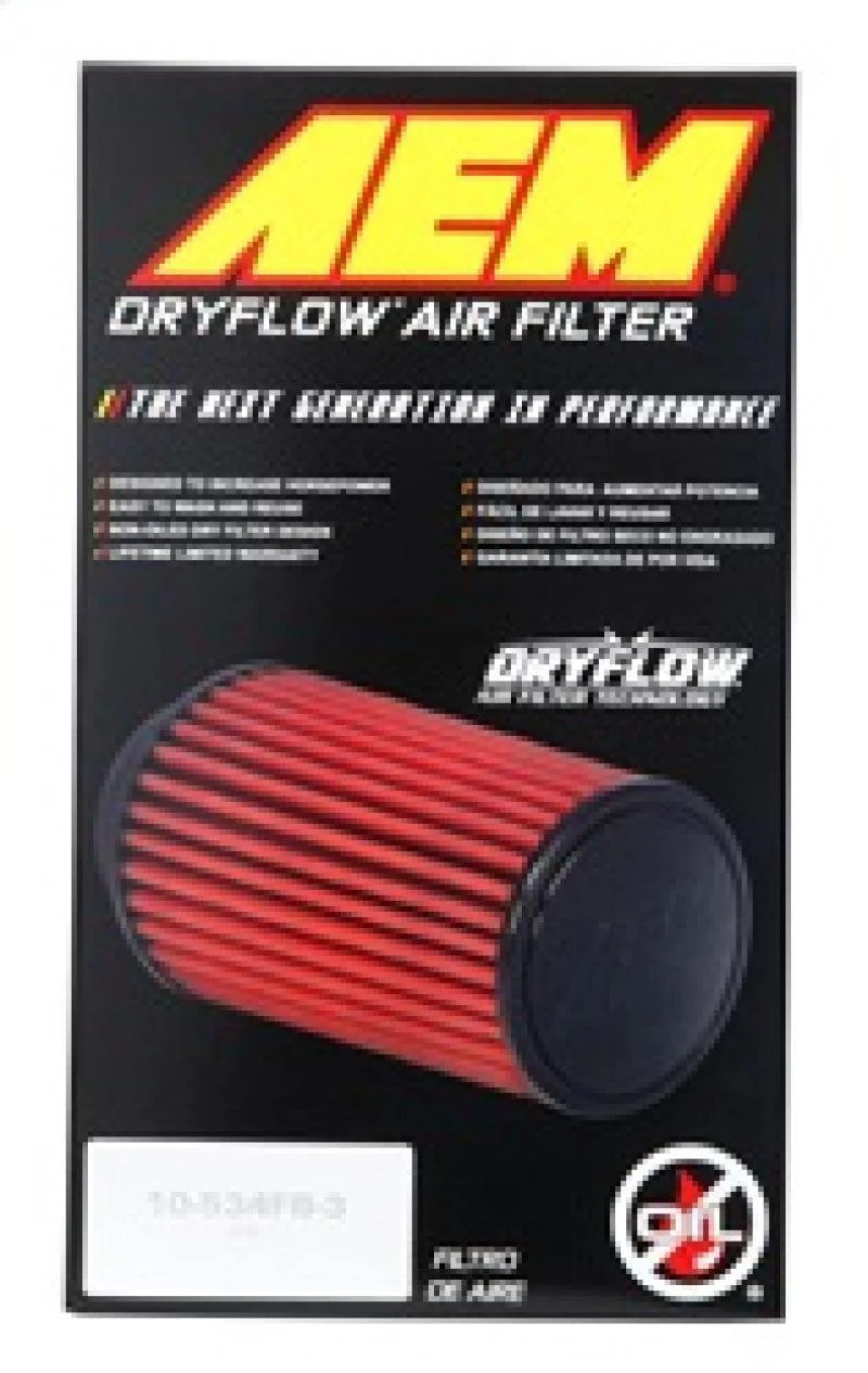 AEM Dryflow Conical Air Filter 5.25in Base OD / 4.75in Top OD / 7in Height - Image 8