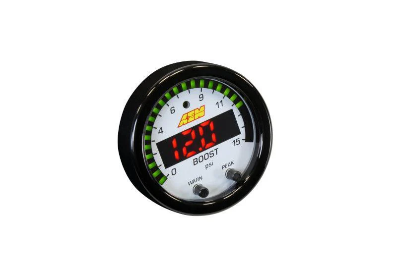 AEM X-Series Pressure 0-15psi Gauge Kit - Image 2