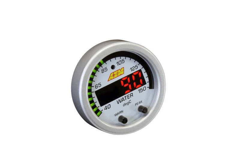 AEM X-Series Temperature 100-300F Gauge Kit (ONLY Black Bezel and Water Temp. Faceplate) - Image 14