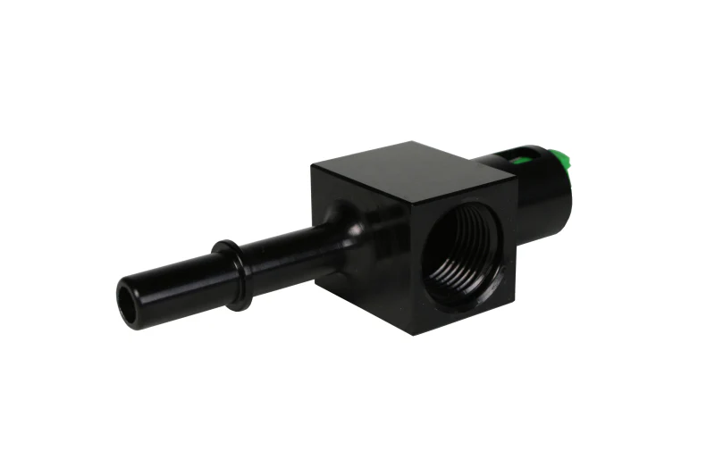 Aeromotive 3/8in Quick Connect with AN-08 port and 1/8in gauge port - Image 9