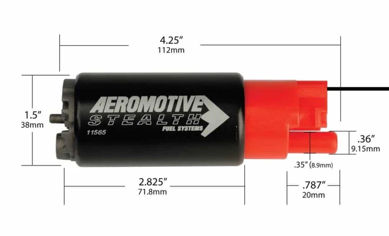 Aeromotive 325 Series Stealth In-Tank Fuel Pump - E85 Compatible - Compact 38mm Body - Image 6