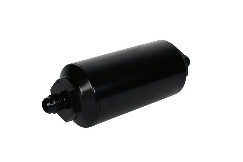 Aeromotive In-Line Filter - (AN-6 Male) 10 Micron Fabric Element Bright Dip Black Finish - Image 6