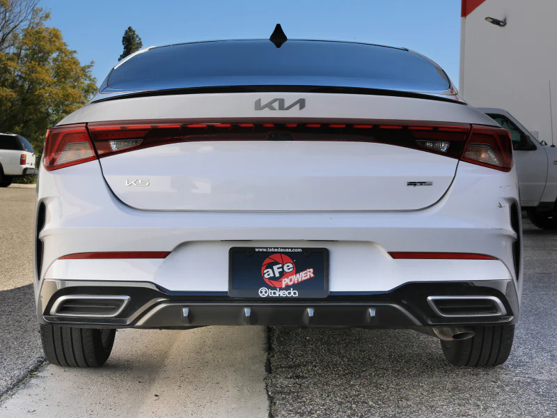 aFe 21-24 Kia K5 Takeda 2.5in 304 Stainless Steel Cat-Back Exhaust System - Image 2