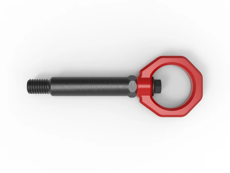 aFe Control Rear Tow Hook Red BMW F-Chassis 2/3/4/M - Image 7