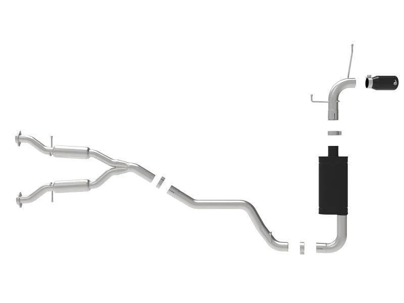 aFe Large Bore HD 3in 304 SS Cat-Back Exhaust w/ Black Tips 14-19 Jeep Grand Cherokee (WK2) V6-3.6L - Image 6