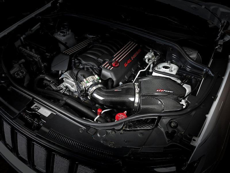 aFe Momentum Carbon Fiber CAIS w/ Pro Dry S Filter 12-19 Jeep Grand Cherokee SRT8 (WK2) V8-6.4L - Image 2
