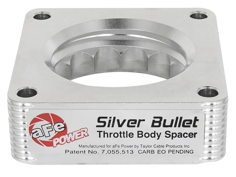 aFe Silver Bullet Throttle Body Spacer 03-06 Nissan 350Z V6 3.5L (VQ35DE) - Image 4
