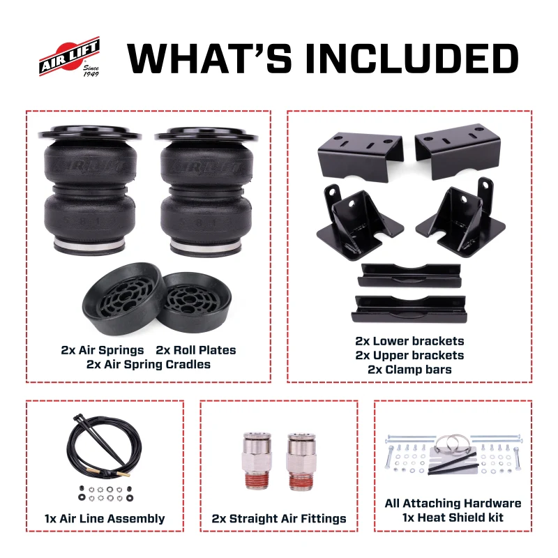 Air Lift LoadLifter 5000 Ultimate Air Spring Kit w/ Internal Jounce for 21-24 Dodge Ram TRX 4WD - Image 13