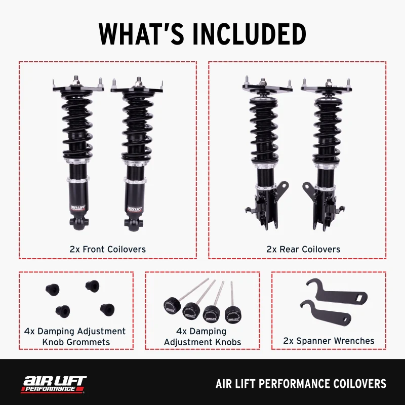 Air Lift Performance 17-23 Tesla Model 3 (AWD) / 20-24 Tesla Model Y Coilover Kit - Image 8