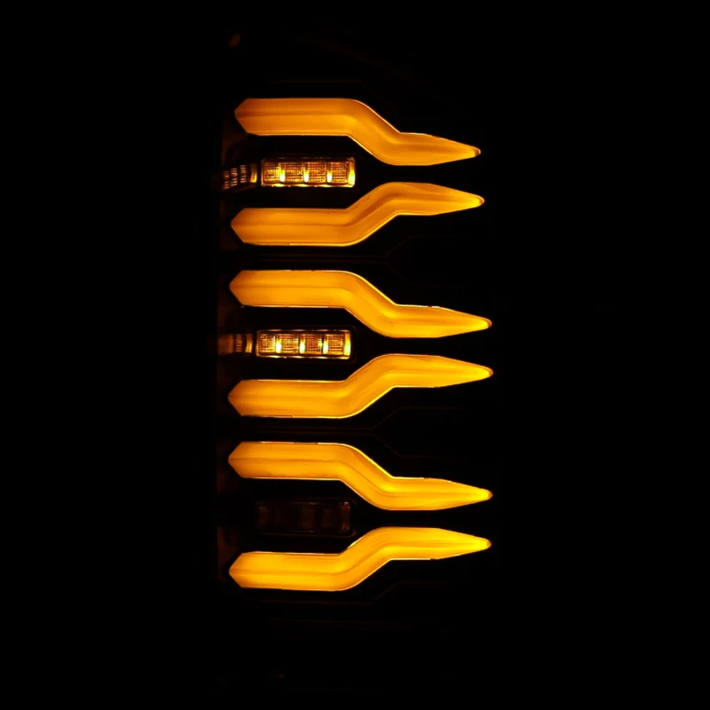 AlphaRex 07-08 Dodge Ram1500/07-09 Dodge Ram 2500+3500 Luxx-Series LED Tail Lights(Pair) Alpha Black - Image 2