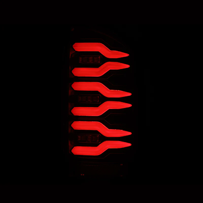 AlphaRex 07-08 Dodge Ram1500/07-09 Dodge Ram 2500+3500 Luxx-Series LED Tail Lights(Pair) Alpha Black - Image 8