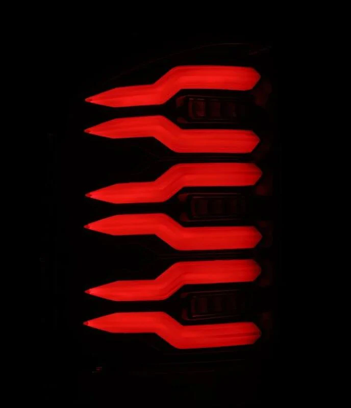 AlphaRex 07-13 Chevrolet Silverado 1500 (Ex. Hybrid Models) LUXX-Series LED Tail Lights Alpha-Black - Image 5