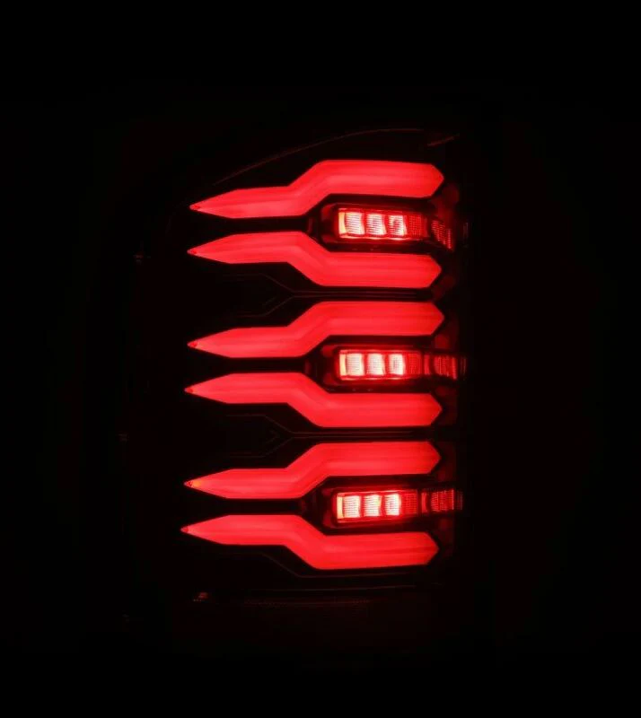 AlphaRex 07-13 Chevrolet Silverado 1500 (Ex. Hybrid Models) LUXX-Series LED Tail Lights Alpha-Black - Image 7