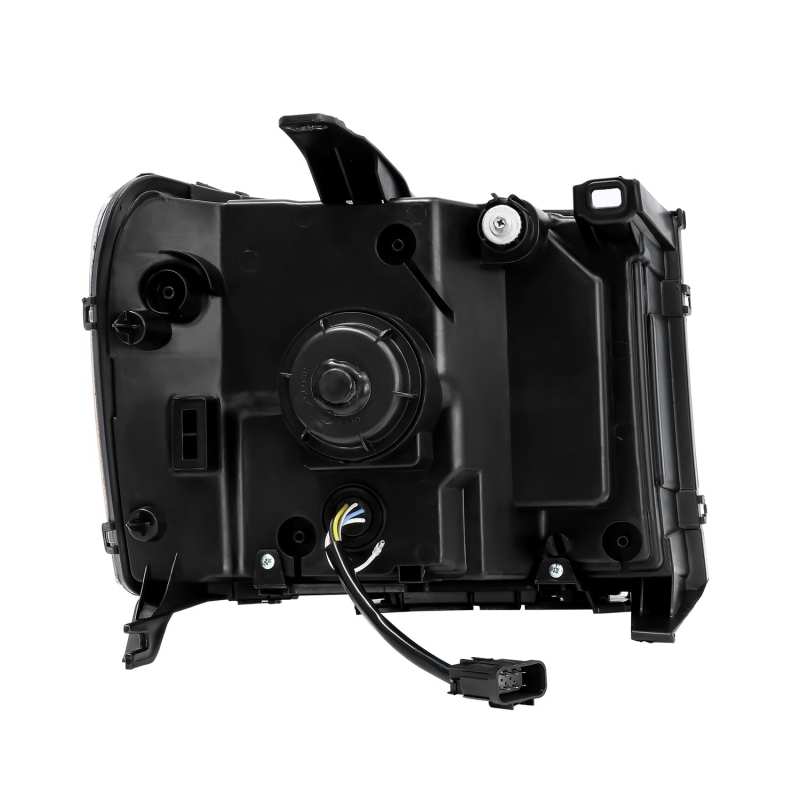 AlphaRex 07-13 GMC 1500HD NOVA LED Proj Headlight Plank Style Gloss Blk w/Activ Light/Seq Signal/DRL - Image 4