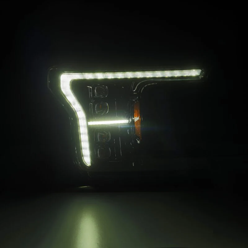 AlphaRex 18-20 Ford F-150 NOVA LED Proj Headlight Alpha Blk (14th Gen G2 Style) - Image 2