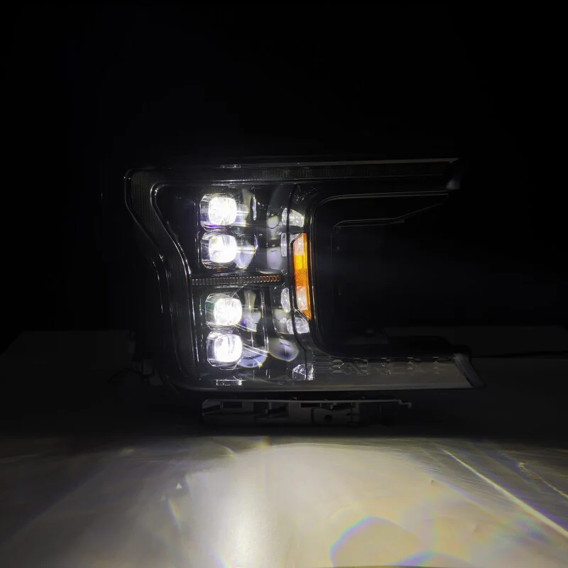 AlphaRex 18-20 Ford F-150 NOVA LED Proj Headlight Alpha Blk (14th Gen G2 Style) - Image 4