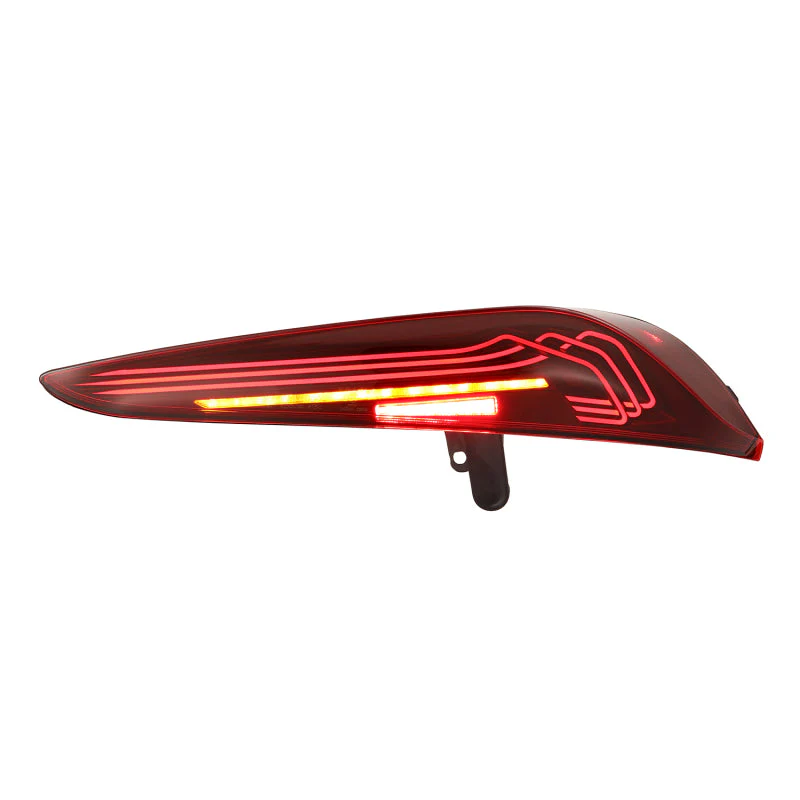 AlphaRex 20-24 Toyota Supra LUXX-Series Laser Style LED Tail Lights Black-Red - Image 9