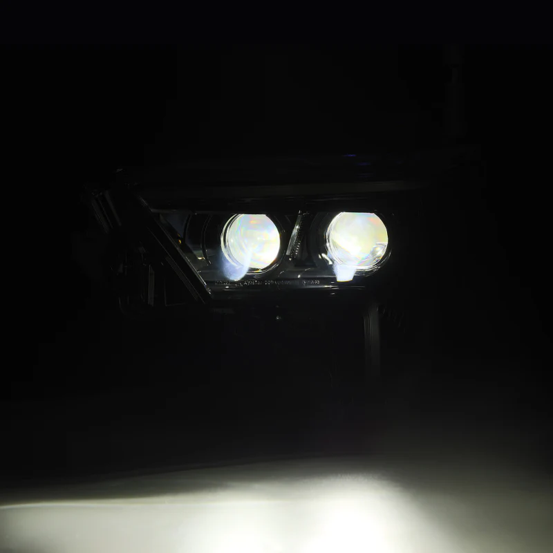 AlphaRex 22-23 Toyota Tundra LUXX-Series Headlights Alpha-Black w/Amber DRL - Req 810029 OR 810030 - Image 2