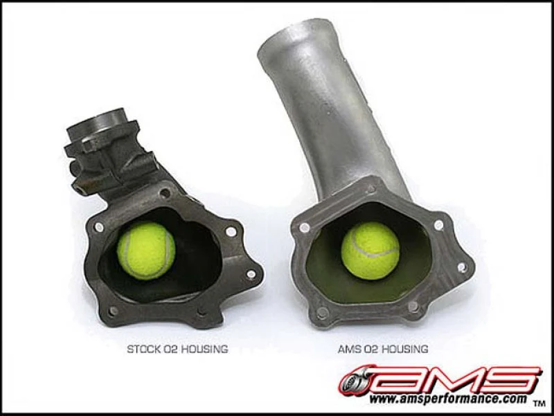 AMS Performance 08-15 Mitsubishi EVO X Widemouth Downpipe w/Turbo Outlet Pipe - Image 3