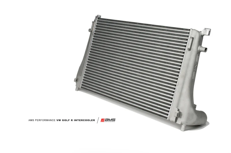 AMS Performance 2015+ VW Golf R MK7 Front Mount Intercooler Upgrade w/Cast End Tanks - Image 2