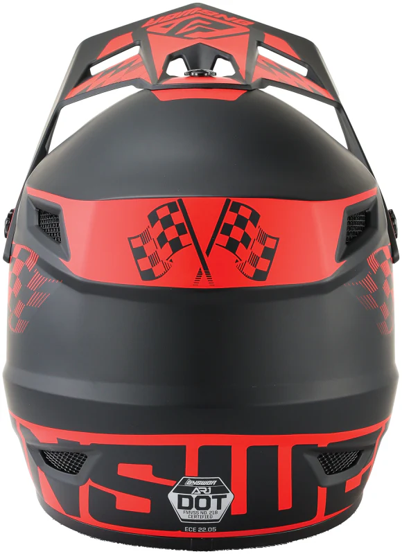Answer AR1 Sweep Helmet Black/Red - Small - Image 2