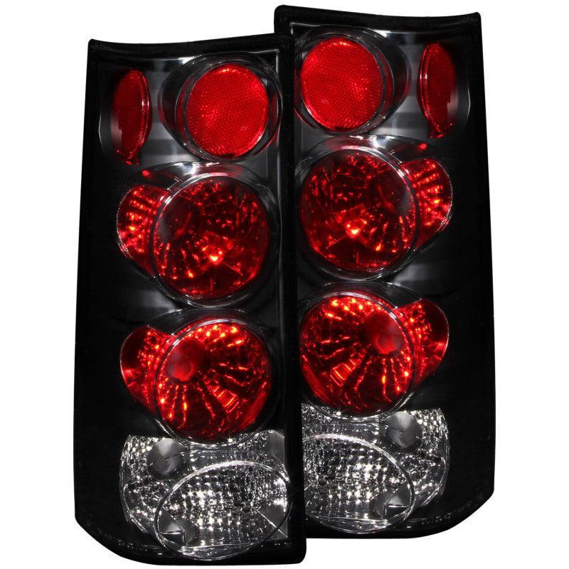ANZO 1996-2002 GMC Savana Taillights Black - Image 2