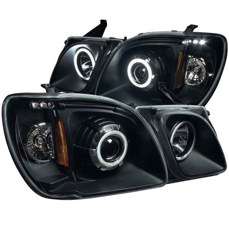 ANZO 1998-2007 Lexus Lx470 Projector Headlights w/ Halo Black (CCFL) - Image 2