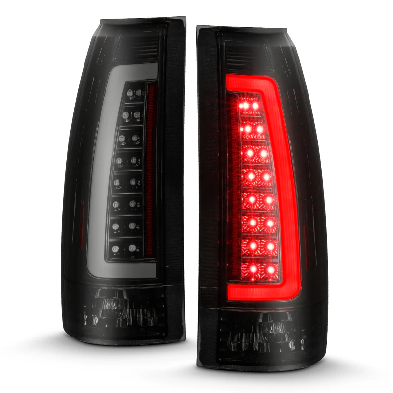 ANZO 1999-2000 Cadillac Escalade LED Taillights Black Housing Smoke Lens Pair - Image 15