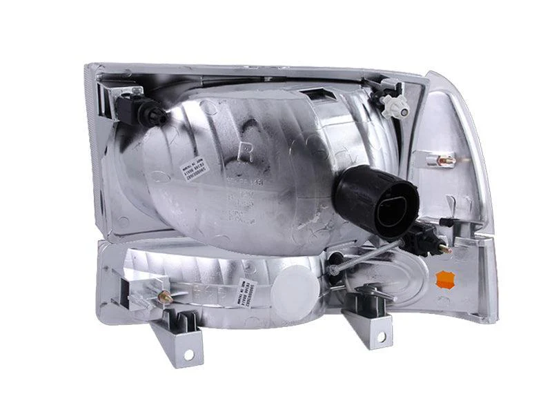 ANZO 2000-2004 Ford Excursion Crystal Headlights Chrome w/ Corner Lights 2pc - Image 8