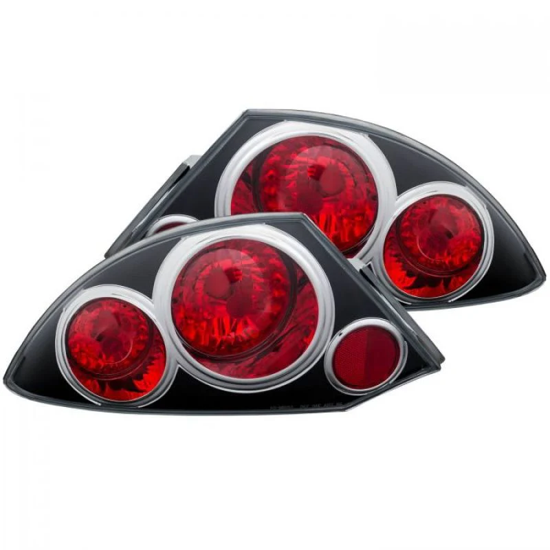 ANZO 2000-2005 Mitsubishi Eclipse Taillights Black - Image 6
