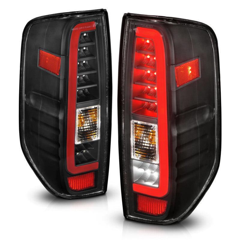 ANZO 2005-2021 Nissan Frontier LED Taillights Black Housing/Clear Lens - Image 11