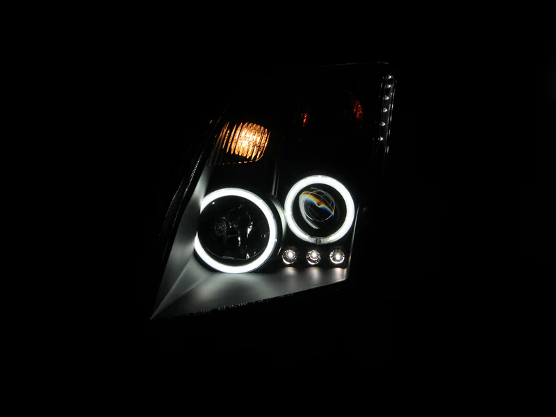 ANZO 2007-2012 Nissan Sentra Projector Headlights Black - Image 15
