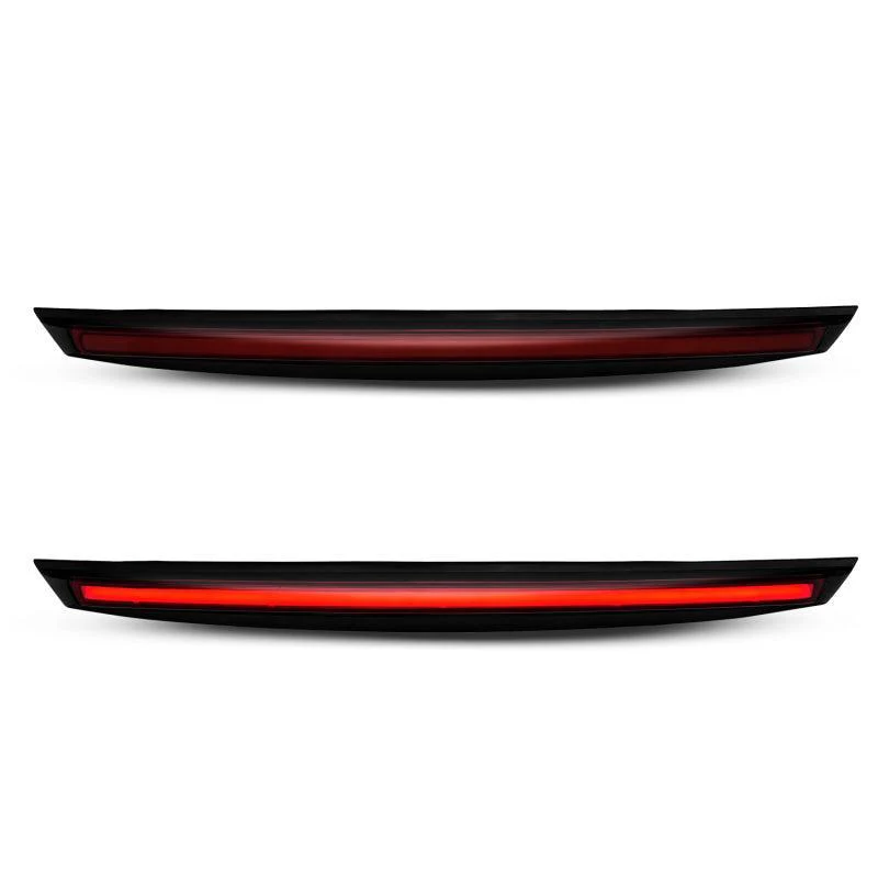 ANZO 2007-2014 Chevrolet Suburban 1500 LED 3rd Brake Light Black Housing Smoke Lens w/ Spoiler 1pc - Image 7