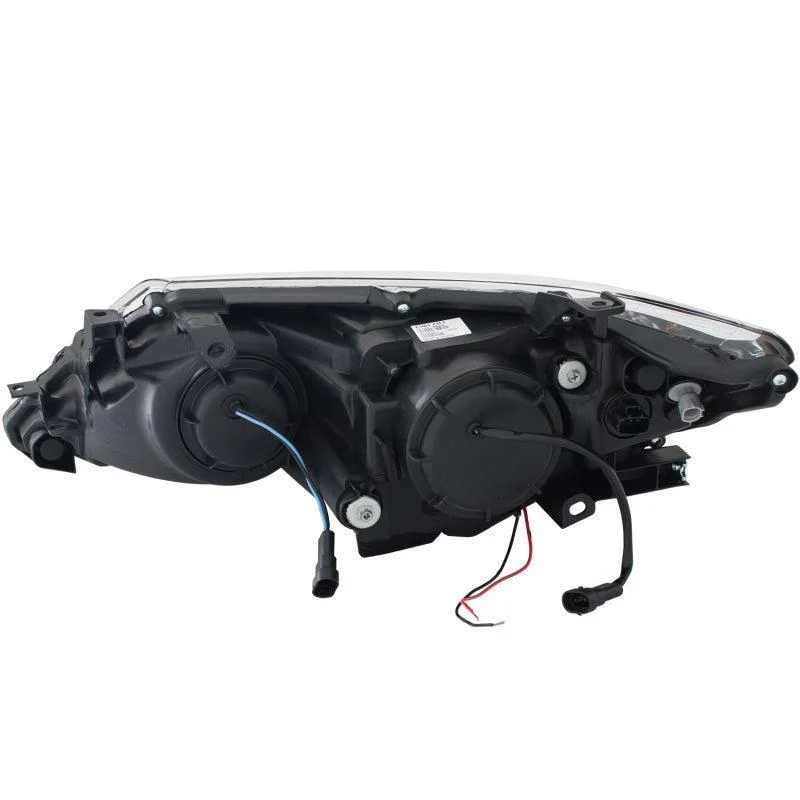 ANZO 2012-2013 Toyota Camry Projector Headlights w/ Halo Black - Image 5