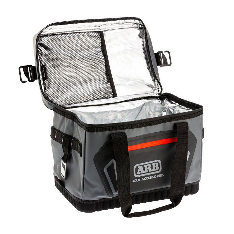 ARB Cooler Bag Charcoal w/ Red Highlights 15in L x 11in W x 9in H Holds 22 Cans - Image 16