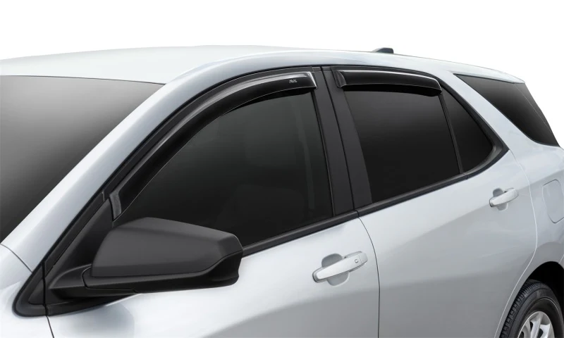 AVS 01-07 Toyota Highlander Ventvisor In-Channel Front & Rear Window Deflectors 4pc - Smoke - Image 3