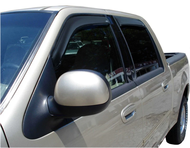 AVS 02-03 Lincoln Blackwood Ventvisor In-Channel Front & Rear Window Deflectors 4pc - Smoke - Image 7