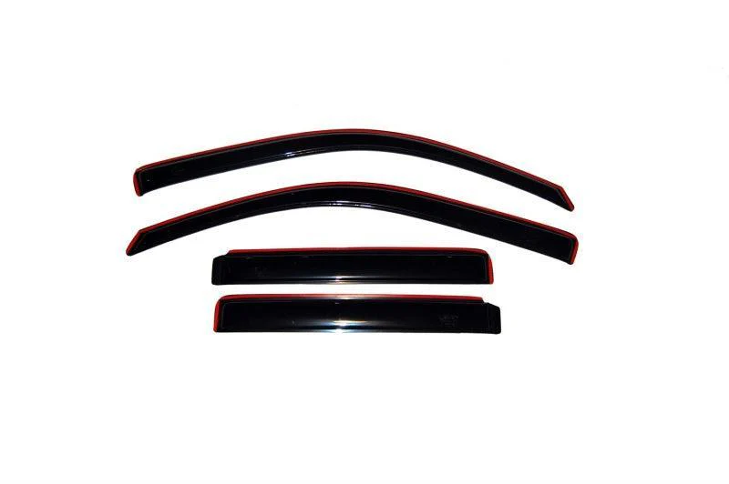 AVS 02-06 Chevy Trailblazer EXT Ventvisor In-Channel Front & Rear Window Deflectors 4pc - Smoke - Image 8