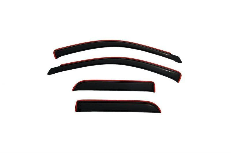 AVS 02-08 Dodge RAM 1500 Quad Cab Ventvisor In-Channel Front & Rear Window Deflectors 4pc - Smoke - Image 15