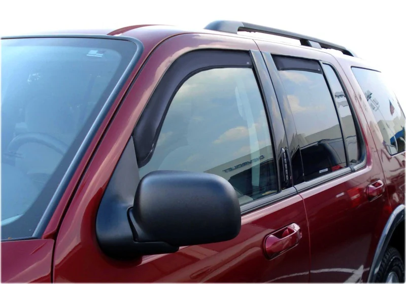AVS 02-10 Ford Explorer (4 Door) Ventvisor In-Channel Front & Rear Window Deflectors 4pc - Smoke - Image 4