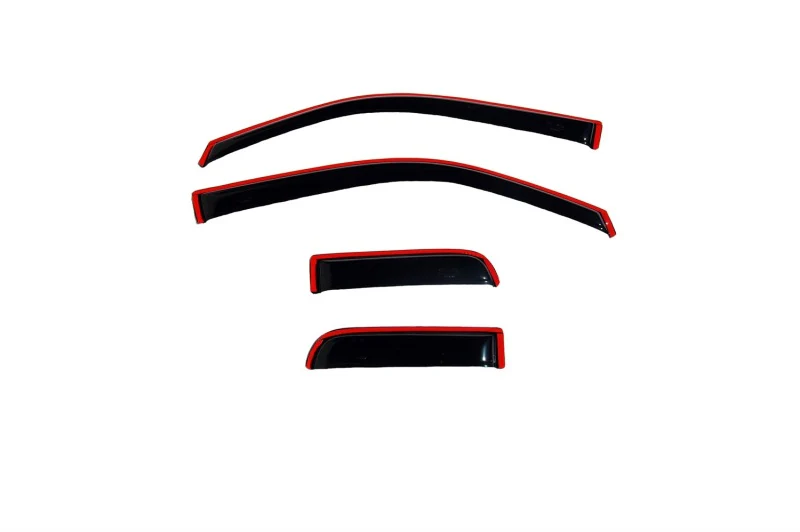 AVS 04-14 Ford F-150 Supercab Ventvisor In-Channel Front & Rear Window Deflectors 4pc - Smoke - Image 17