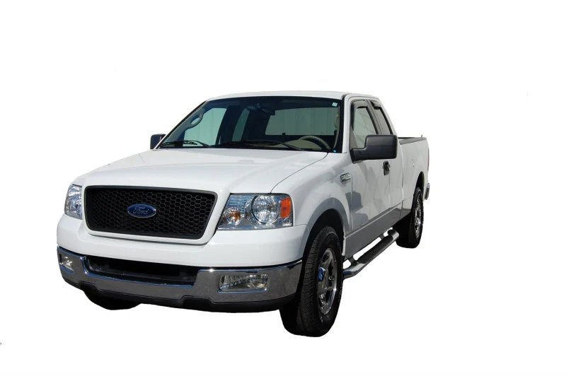 AVS 04-14 Ford F-150 Supercab Ventvisor In-Channel Front & Rear Window Deflectors 4pc - Smoke - Image 8
