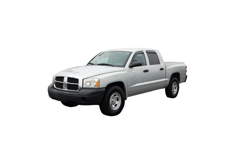 AVS 05-11 Dodge Dakota Quad Cab Ventvisor In-Channel Front & Rear Window Deflectors 4pc - Smoke - Image 6