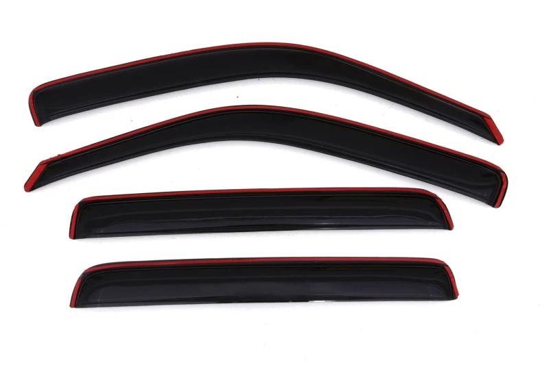 AVS 06-14 Honda Ridgeline Ventvisor In-Channel Front & Rear Window Deflectors 4pc - Smoke - Image 2